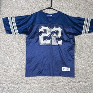 Dallas Cowboys Emmitt Smith Jersey Youth XL Logo 7 Athletic Blue 18-20 Vintage
